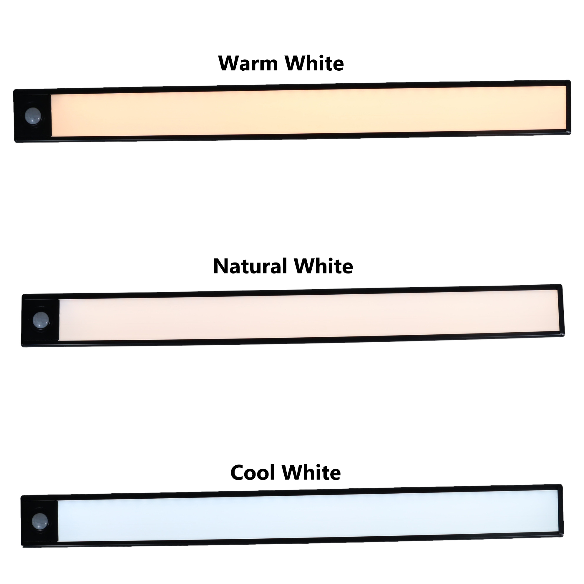 YIJUN Lampu LED Ultra Thin Motion Sensor Cabinet Light 3in1 Color 40cm - L1005 Gambar produk YIJUN Lampu LED Ultra Thin Motion Sensor Cabinet Light 3in1 Color 40cm - L1005