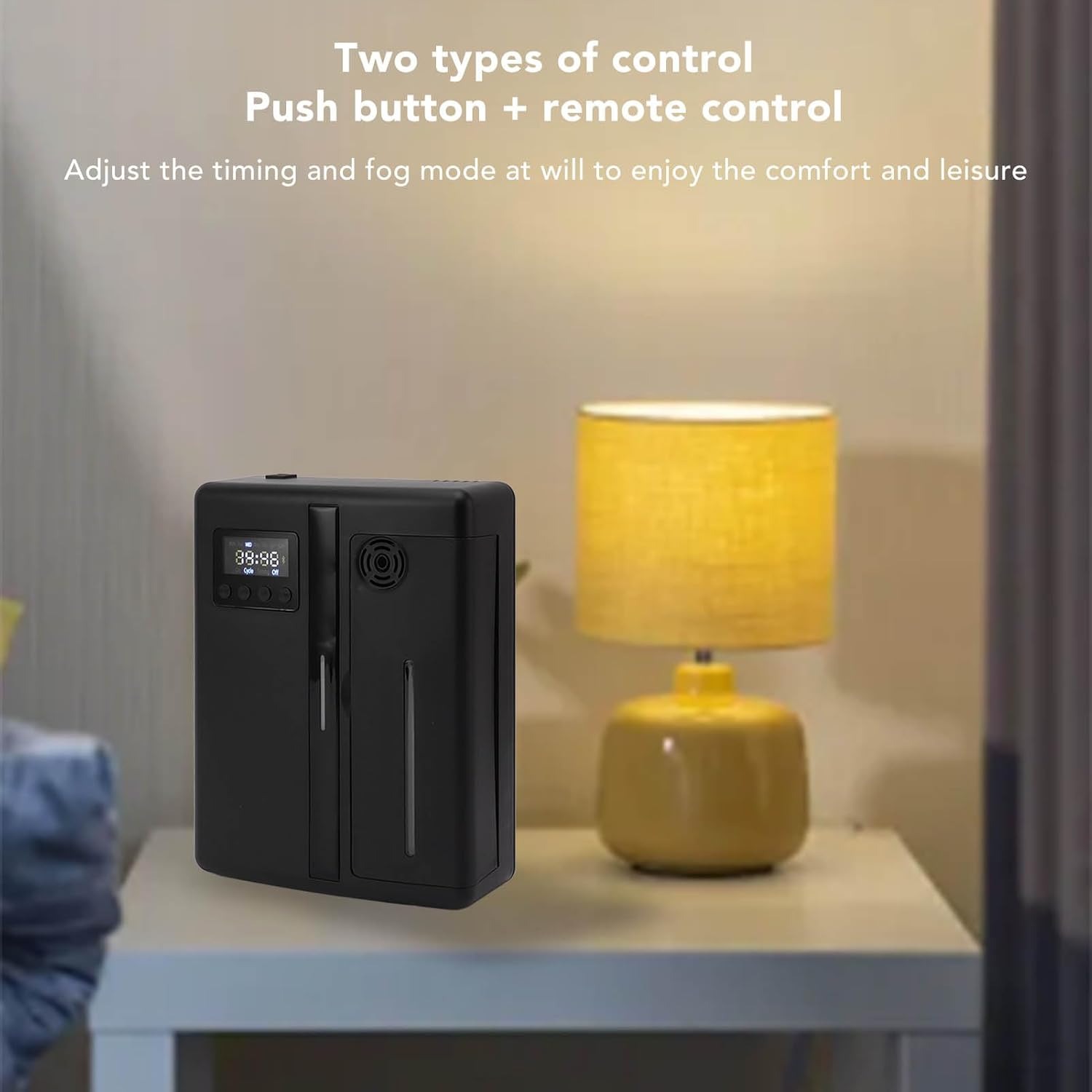 Gambar produk KUFOO Diffuser Essential Oil Aromatherapy Bluetooth LCD Display 200ml - KF-200