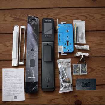 Gambar produk TaffHOME Smart Door Lock Fingerprint Face Recognition Password - B35