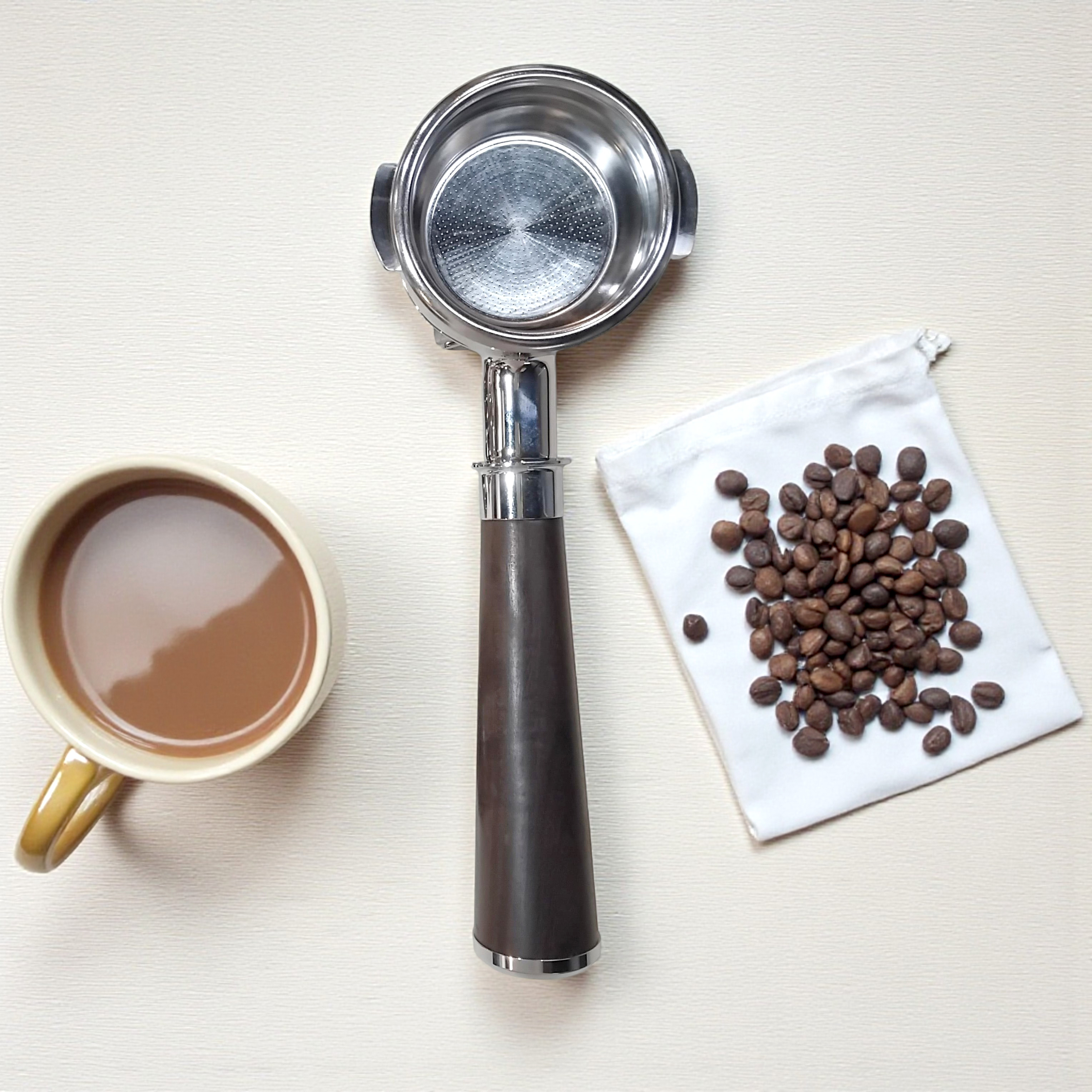 Gambar produk COHINA Non Pressurized Portafilter E61 Stainless Steel 304 58mm Kayu - CHA304