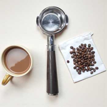 Gambar produk COHINA Non Pressurized Portafilter E61 Stainless Steel 304 58mm Kayu - CHA304