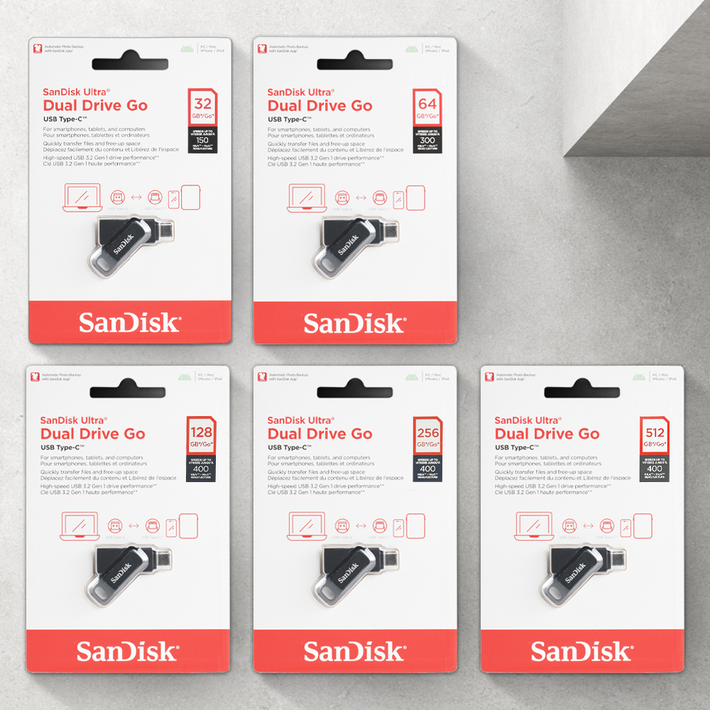SanDisk Ultra Dual Drive Go USB Type C 512GB - SDDDC3 Gambar produk SanDisk Ultra Dual Drive Go USB Type C 512GB - SDDDC3