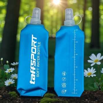 TaffSPORT Botol Minum Soft Flask Foldable Sport Water TPU 500 ml - TF009