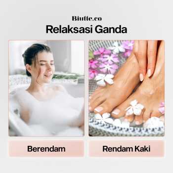 Gambar produk Biutte.co Garam Mandi Spa Aromaterapi Bath Salt 110g Rose - HK110