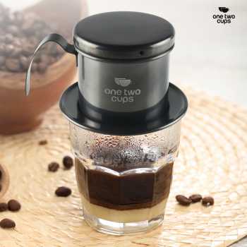 One Two Cups Vietnam Drip Coffee Filter Saringan Kopi Sekrup 120ml - PF-304 Gambar produk One Two Cups Vietnam Drip Coffee Filter Saringan Kopi Sekrup 120ml - PF-304