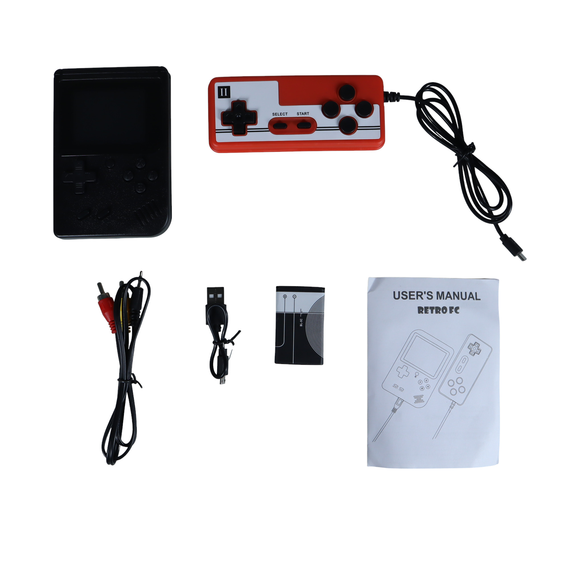 Gambar produk JIKRY Retro Portable Handheld Console 400 Game 2.4 Inch 128MB RAM - J-128
