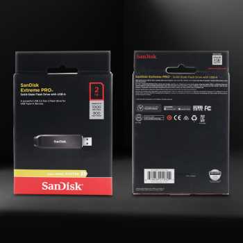 Gambar produk SanDisk Extreme PRO Flashdisk with USB Type A 3.2 Gen 2 2TB - SDCZ820