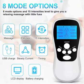 Gambar produk TENS Alat Pijat Elektrik Mini Electrolade Massage Pads with 4 Patches - SC-659