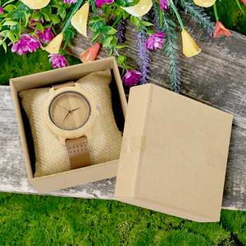 Gambar produk BOBO BIRD Jam Tangan Bambu Analog Wanita - A10