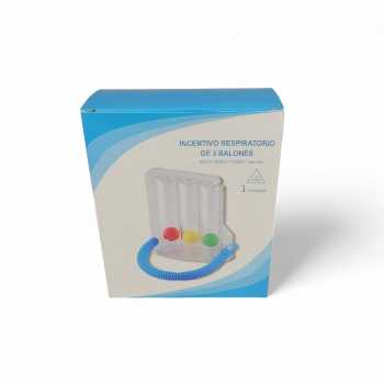 Gambar produk JOCES Alat Latihan Pernapasan 3-Ball Incentive Spirometer 600-1200cc - 3A