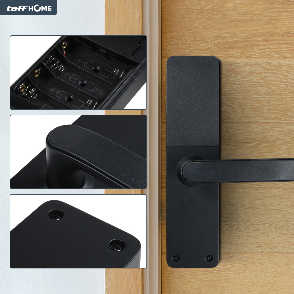 Gambar produk TaffHOME Smart Door Lock Fingerprint Password Card RFID Alarm - H1-XG