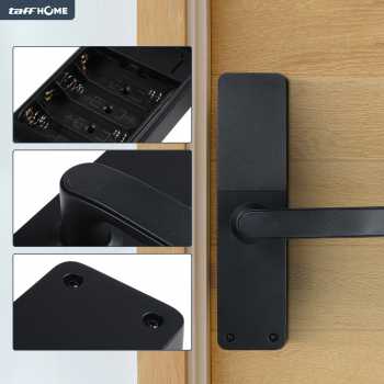 Gambar produk TaffHOME Smart Door Lock Fingerprint Password Card RFID Alarm - H1-XG