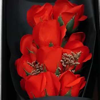Gambar produk Ji Hong Buket Bunga Sabun Dekorasi LED Valentine Gift 11 Rose - JH-11