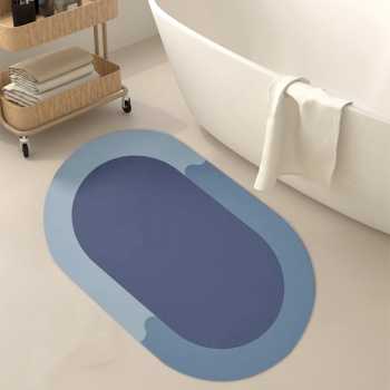 DIATOM Keset Kamar Mandi Anti Slip Absorbent Oval 59x40cm - D46