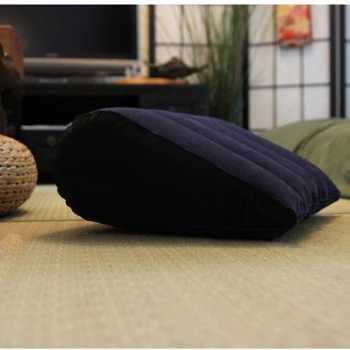 BITEFU Bantal Angin Segitiga PVC Triangle Inflatable Pillow 45cm - A001 Gambar produk BITEFU Bantal Angin Segitiga PVC Triangle Inflatable Pillow 45cm - A001