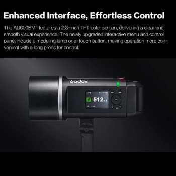 Gambar produk Godox Flash Camera Wireless 2.4GHz TTL 3in1 Color 8940mAh 600Ws - AD600BMII