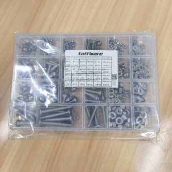 Gambar produk Taffware Baut Set Screw Bolt Nuts Assortment Kit M3 M4 M5 M6 600 PCS - SA6