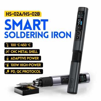 Gambar produk FNIRSI Solder Digital Adjustable Temperature Digital Screen 100W - HS-02B