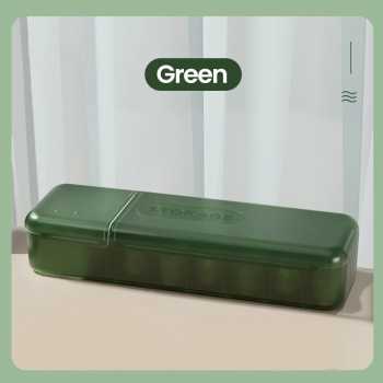 Gambar produk Pupu Kotak Kabel Organizer Data Cable Storage Box 6 Slot with Cover - INU166