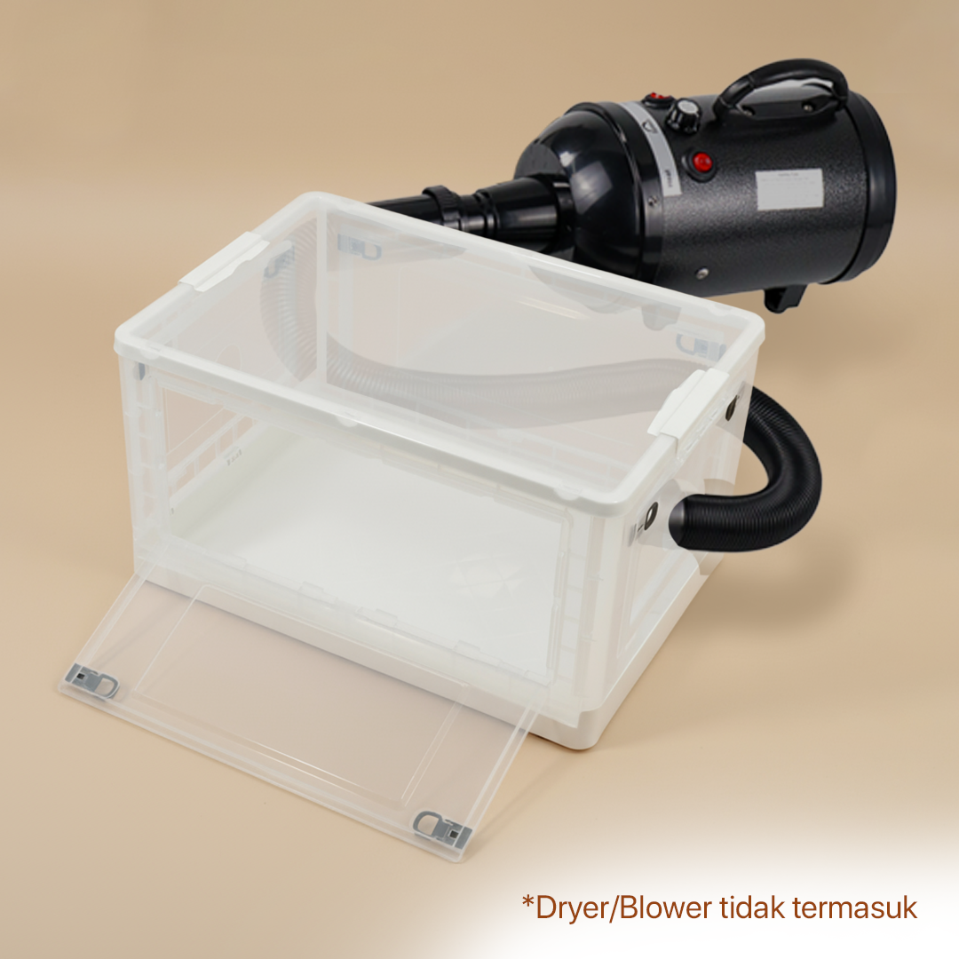 Gambar produk TECHMY Box Pengering Hewan Pet Drying Box Hair Blow Dryer - T100