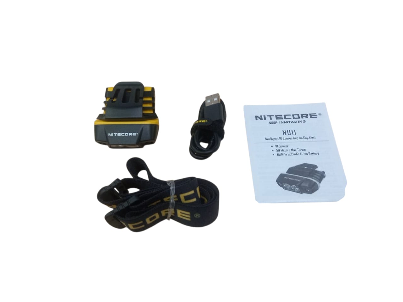 Gambar produk NITECORE Senter Kepala LED Headlamp Dual Beam Motion Sensor 150 Lumens - NU11
