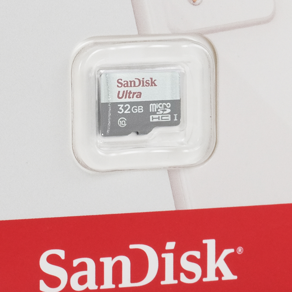 Gambar produk SanDisk Ultra microSDHC/SDXC UHS-I Class 10 100MB/s 32GB - SDSQUNR
