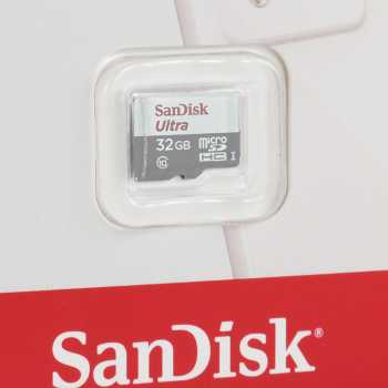 Gambar produk SanDisk Ultra microSDHC/SDXC UHS-I Class 10 100MB/s 32GB - SDSQUNR