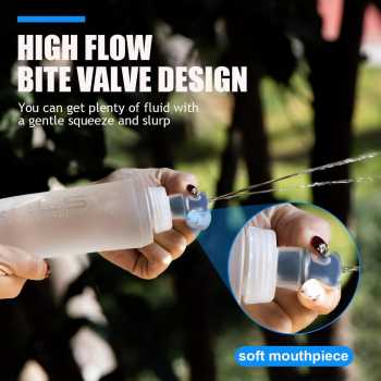 Gambar produk TaffSPORT Botol Minum Lipat Soft Flask Running Water Bottle 500ml - TF-50