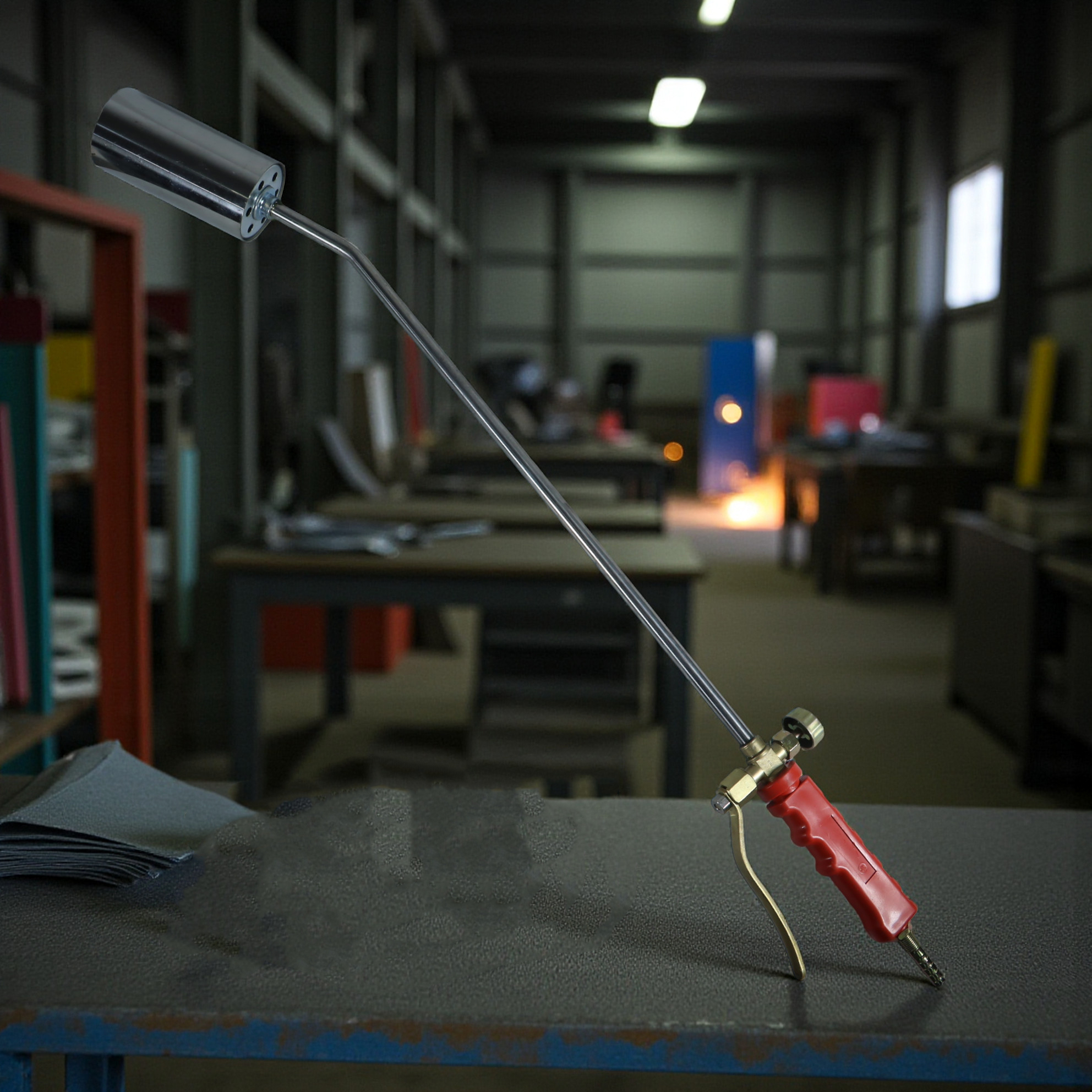 Gambar produk ZEHEN Alat Bakar Gas LPG Welding Torch Flamethrower Double Switch 50mm - ZS60