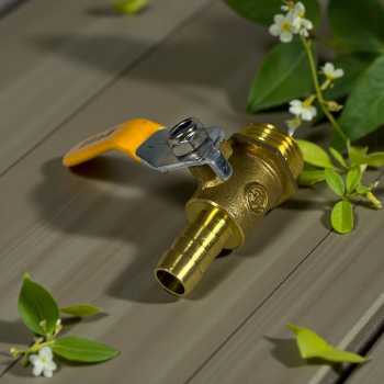 Gambar produk Slyz Katup Kontrol DN15 Handle Single Gas Valve Drat 1/2 ke 3/8 Inch - Slyz42