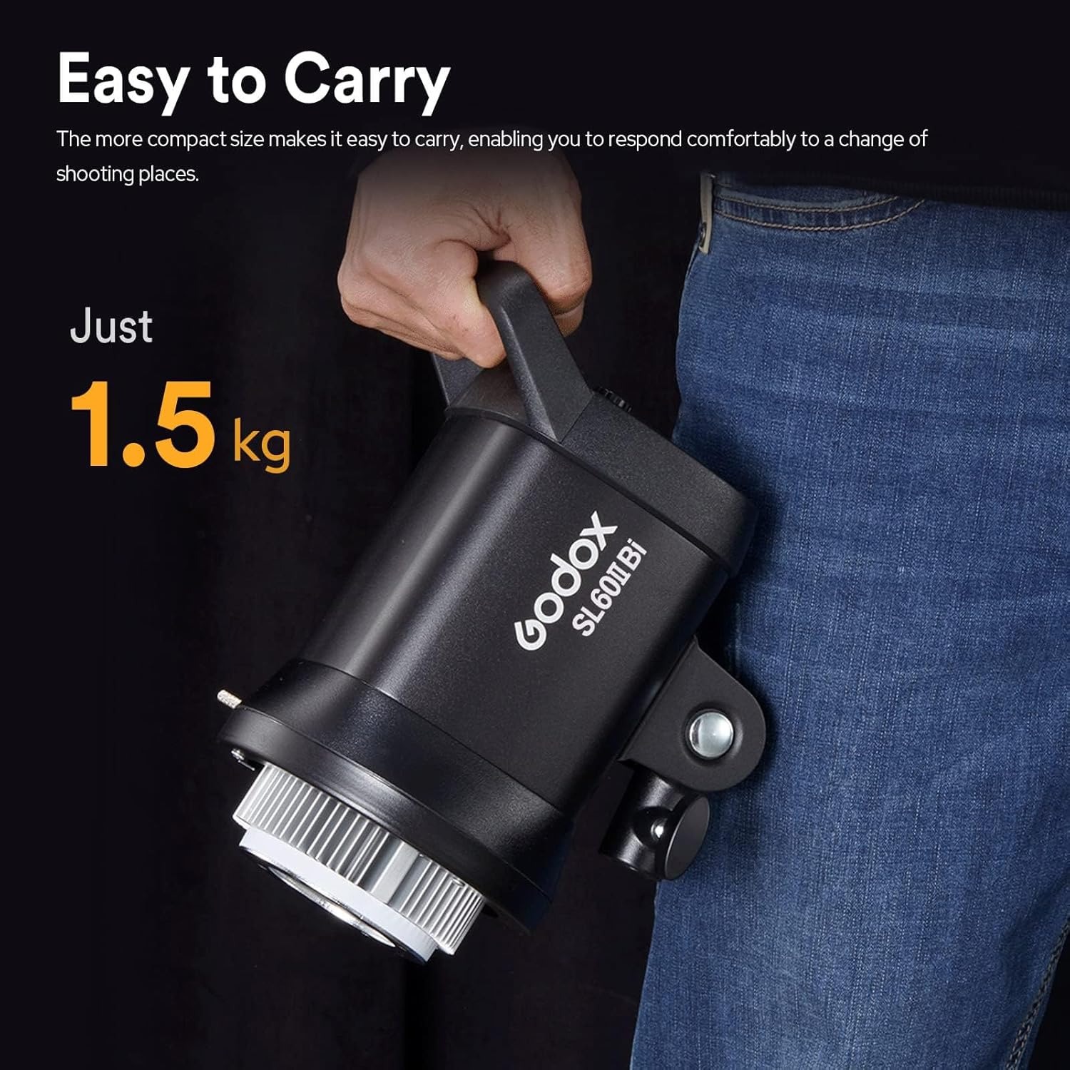 Gambar produk Godox Lampu Studio LED Fill Light 2.4G Wireless Bowens 2800-6500K 75W - SL60IIBi