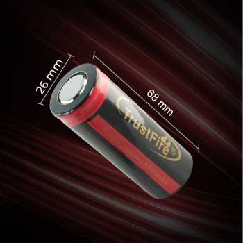 Gambar produk TrustFire Baterai Recharge 26650 Li-Ion 3.7V 5000mAh Flat Top 1 PCS - 1903SN35