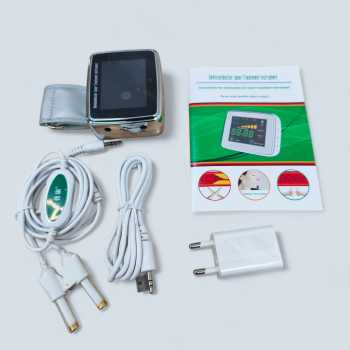 OPSLEA Jam Tangan Terapi Nano Laser Therapy Watch 15 Hole 650nm - CD-802A Gambar produk OPSLEA Jam Tangan Terapi Nano Laser Therapy Watch 15 Hole 650nm - CD-802A