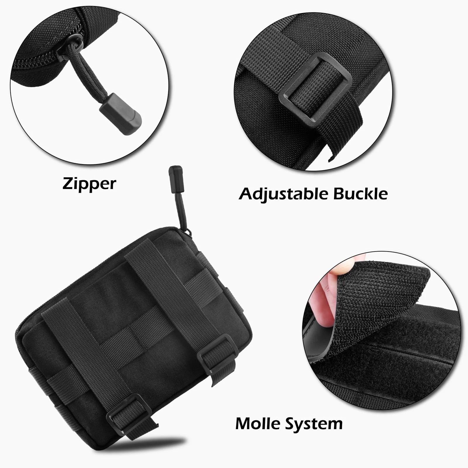 Gambar produk GAIZYU Tas EDC Pouch Tactical Toolkit Outdoor Waist Bag Oxford 600D - GZ-600