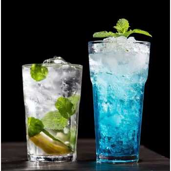 Senno Gelas Kaca Transparan Tahan Panas Kopi Teh Octagonal Drink Glass 375ml - SN501 Gambar produk Senno Gelas Kaca Transparan Tahan Panas Kopi Teh Octagonal Drink Glass 375ml - SN501