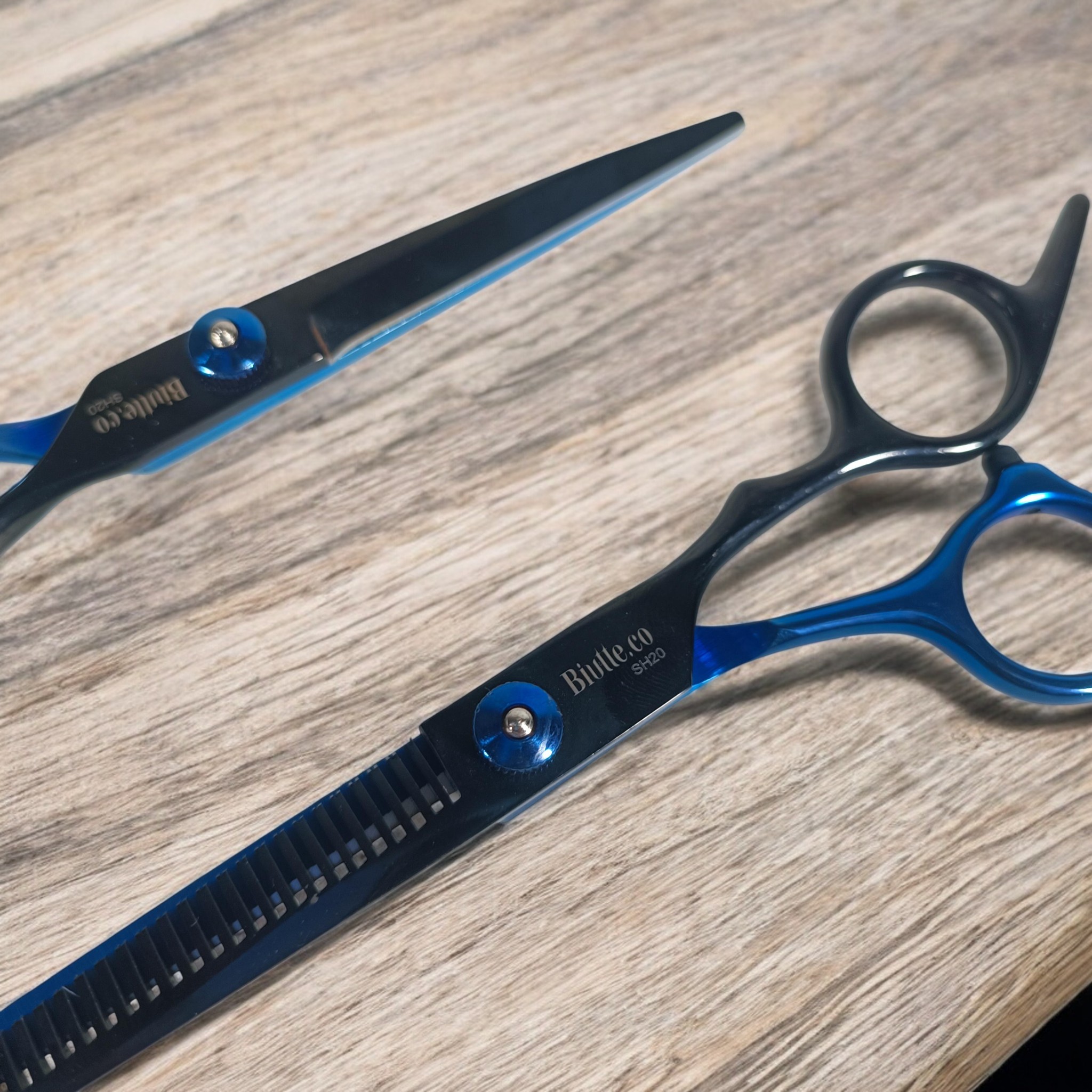 Gambar produk Biutte.co Gunting Rambut Lurus Sasak Electroplating Stainless Steel - SH20