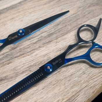 Gambar produk Biutte.co Gunting Rambut Lurus Sasak Electroplating Stainless Steel - SH20