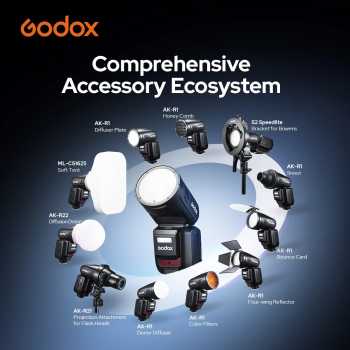 Gambar produk Godox Flash Camera Wireless Touchscreen Global Shutter 100Ws for Canon - V100C