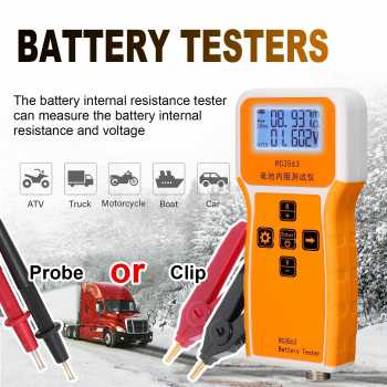 RUIBOZHI Tester Baterai Aki Battery Internal Resistance Meter 1000mAh - RC3563