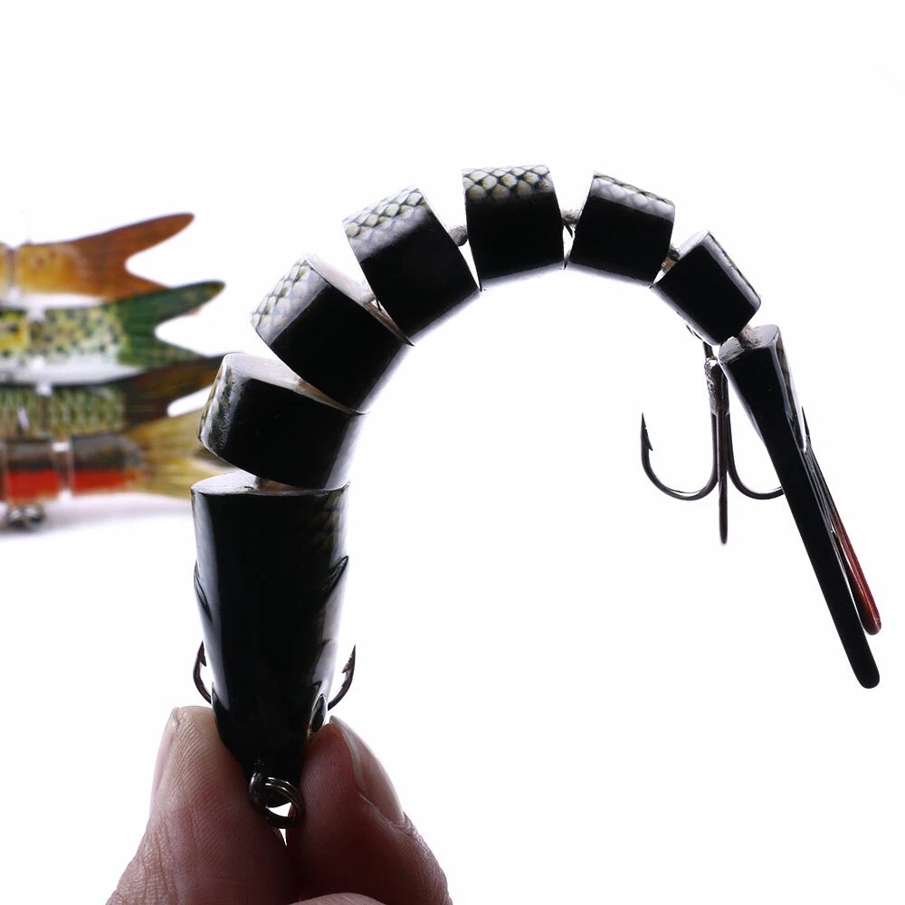 Gambar produk GOBAIT Umpan Pancing Ikan Lifelike Fish Bait Lure 8 Section 9.5cm 8g - GB-95