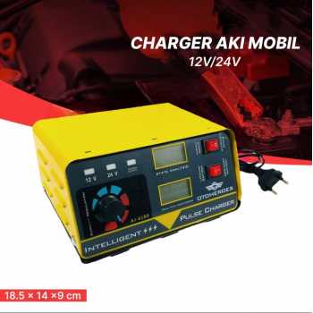Gambar produk OTOHEROES Charger Aki Mobil Intelligent Battery Charger 12V/24V - AJ-618D