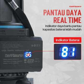 Taffware Baterai Laser Level 3D Rechargeable Battery with LED Display 8000mAh - BM03 Gambar produk Taffware Baterai Laser Level 3D Rechargeable Battery with LED Display 8000mAh - BM03