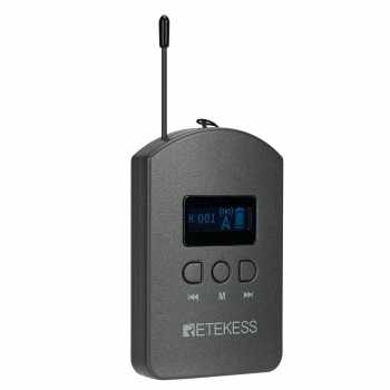 RETEKESS Audio Tour Guide Wireless Transmitter 36 Channel Mic 1900mAh - TT112 Gambar produk RETEKESS Audio Tour Guide Wireless Transmitter 36 Channel Mic 1900mAh - TT112