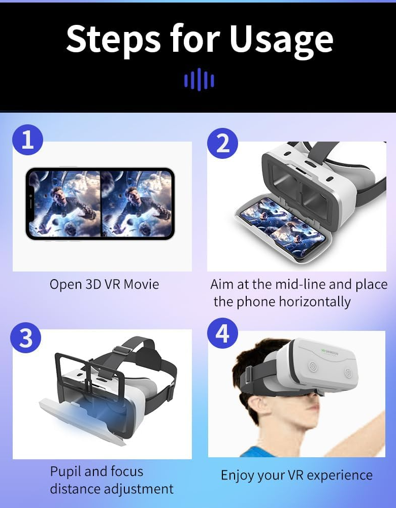 Gambar produk Shinecon VR Box 3D IMAX Giant Screen Headset Virtual Reality Glasses - G15