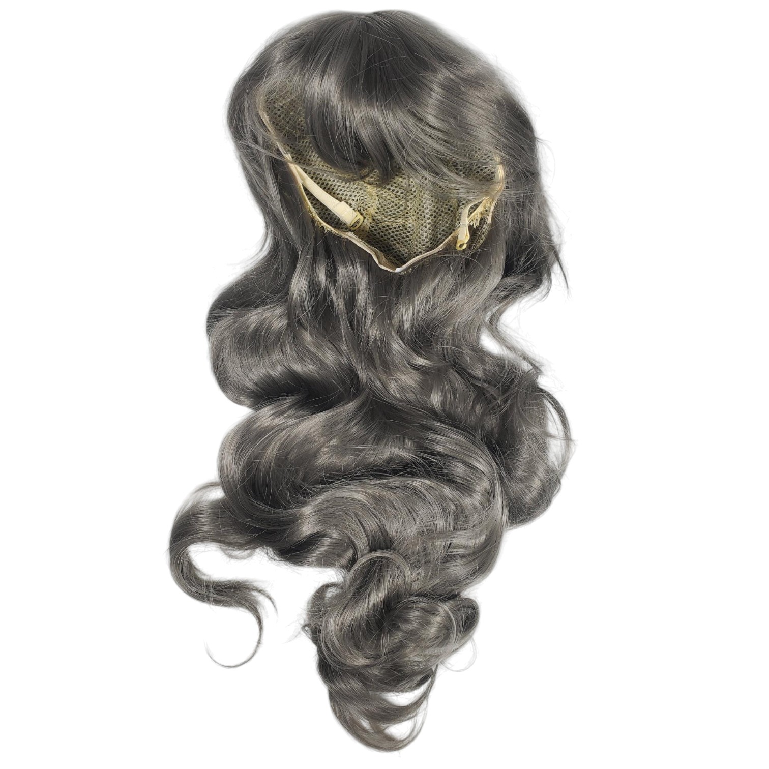 Gambar produk FYNHA Wig Rambut Palsu Panjang Bergelombang Wavy Hair Full Bangs 65cm - HB-004