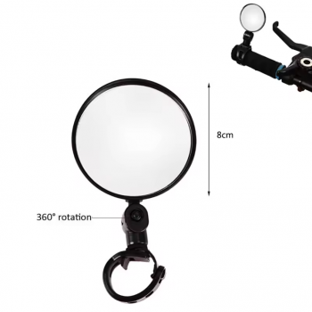 Gambar produk YOTAWA Kaca Spion Sepeda Bike Rearview Mirror Foldable Convex 1 Pair - YT05