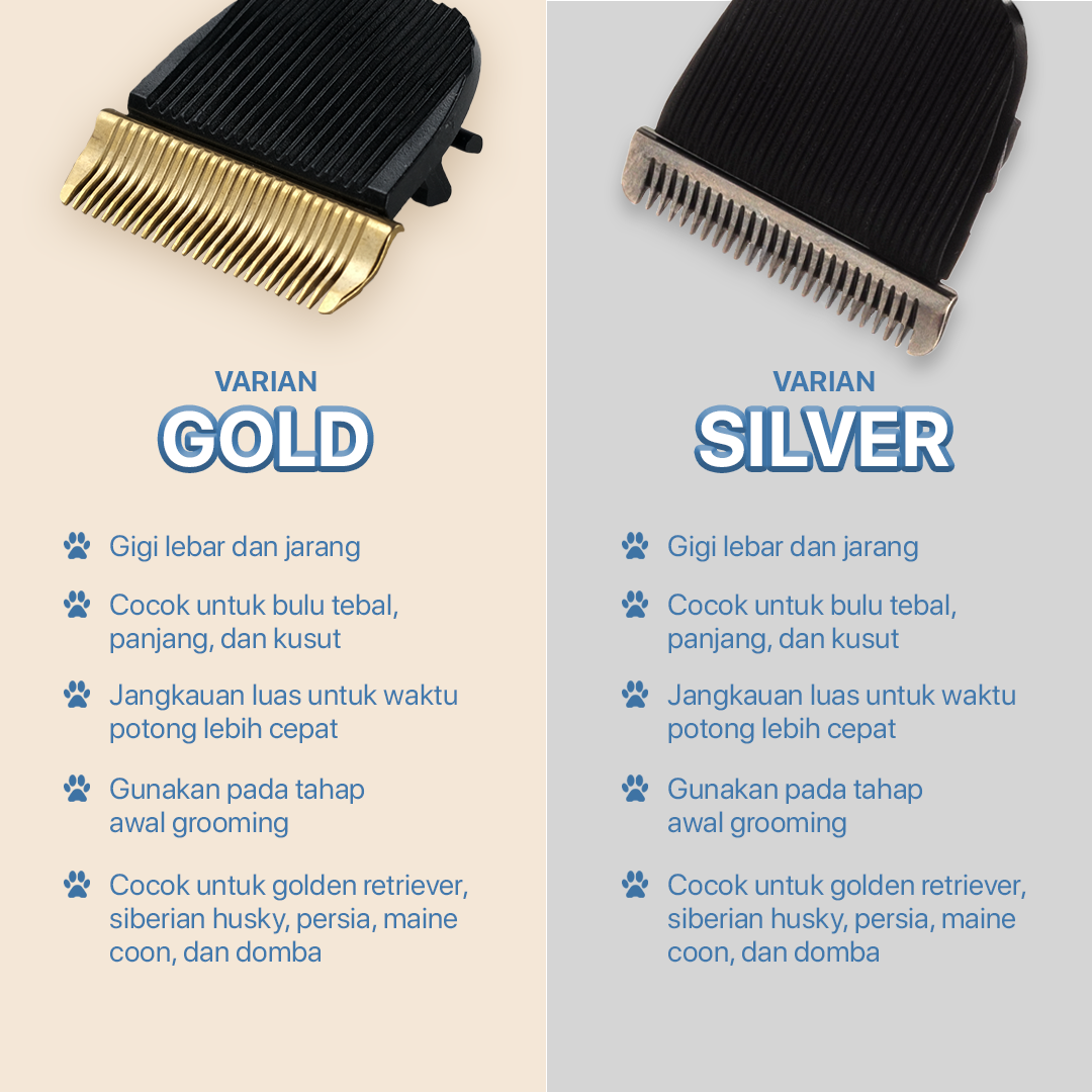 Mata Pisau Cukur Hewan Pet Clipper Stainless for Baorun P6 P7 S1 P9 - CP44 Gambar produk Mata Pisau Cukur Hewan Pet Clipper Stainless for Baorun P6 P7 S1 P9 - CP44