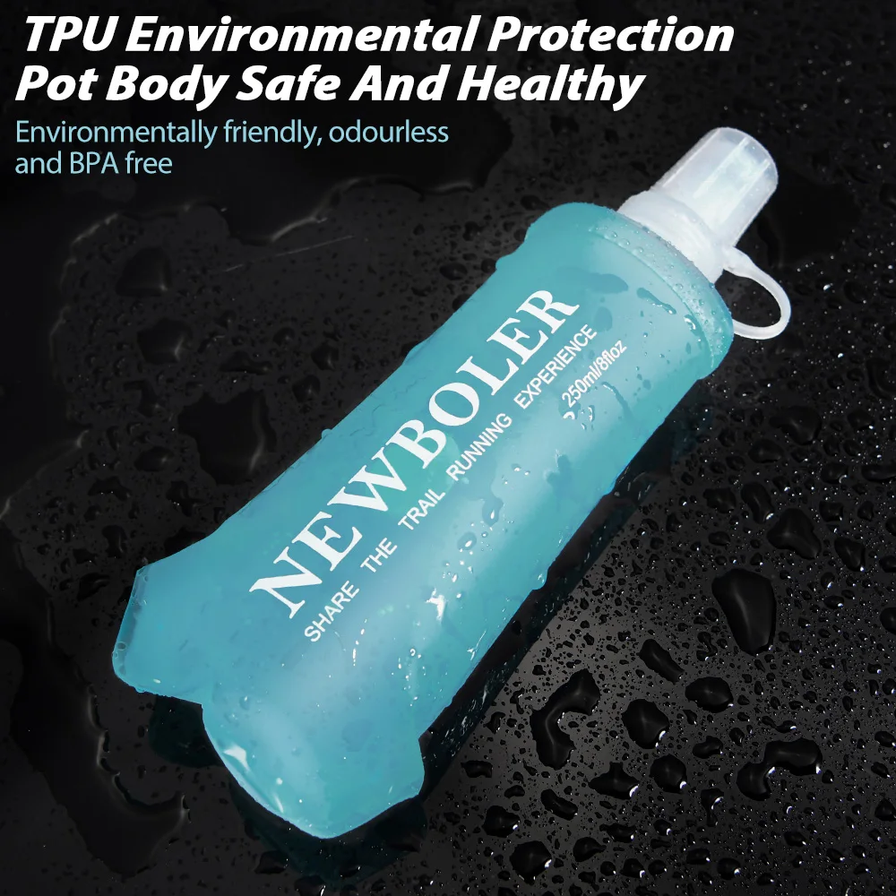 TaffSPORT Botol Minum Soft Flask Foldable Sport Water TPU 500 ml - TF009 Gambar produk TaffSPORT Botol Minum Soft Flask Foldable Sport Water TPU 500 ml - TF009