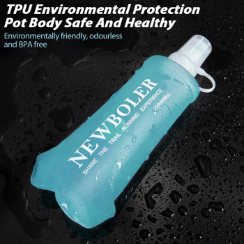 TaffSPORT Botol Minum Soft Flask Foldable Sport Water TPU 500 ml - TF009 Gambar produk TaffSPORT Botol Minum Soft Flask Foldable Sport Water TPU 500 ml - TF009