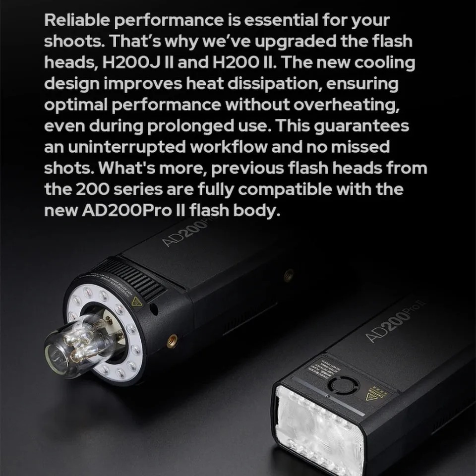 Gambar produk Godox Flash Camera Wireless 2.4GHz TTL 3in1 Color 2980mAh 200Ws - AD200PROII